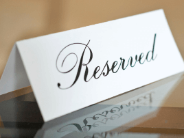 Reserved Card