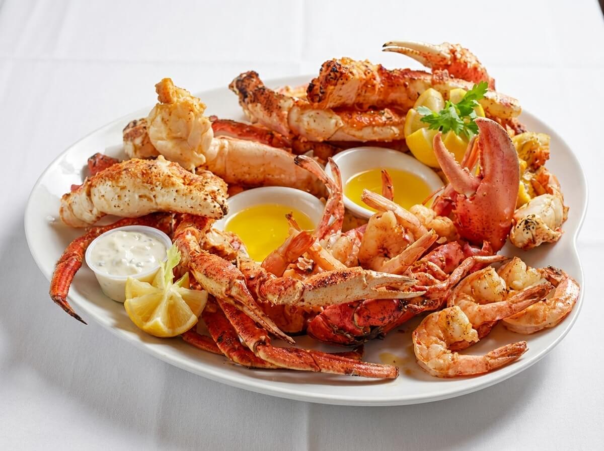 Seafood restaurant visual for the City Island seafood dining homepage